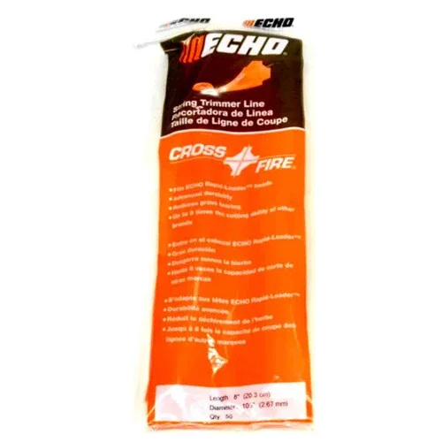 ECHO 102222105 – .105 50 COUNT PRE-CUT LINE FOR RAPID-LOADER HEADS – 8″ LENGTH – Authentic OEM part.