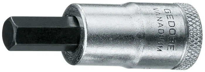 Gedore 3/8 in Internal Hexagon Screwdriver Bit Socket, 7mm – GD 1643037