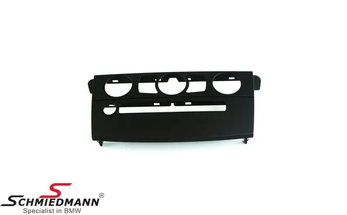 Interior trim dashboard middle, black 51457063146 51 45 7 063 146 7063146