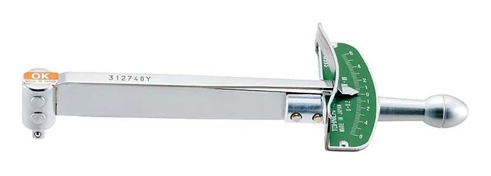 Tohnichi Beam Type Torque Wrench, Range 0-6, 0.2lbf.in resolution, 1/4 ” Square Drive – 7SF-A Torque Driver